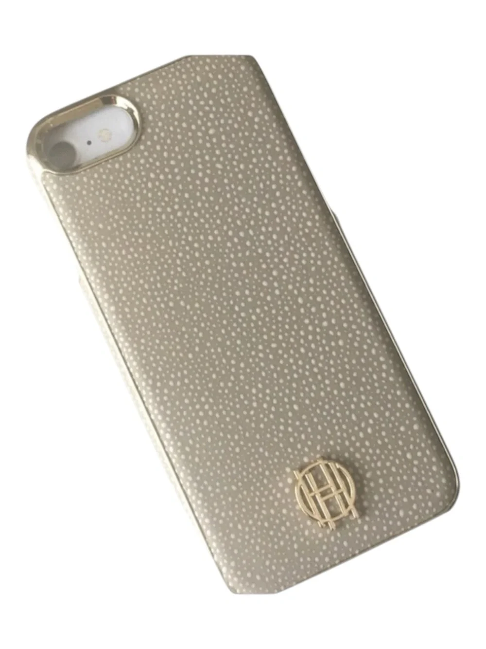 new House of Harlow 1960 ☏ Snap iPhone 6 / 7 Case ☏ Gold Printed Polka Dots ☏